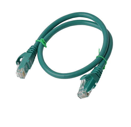 8Ware Cat6a UTP Ethernet Cable, Snagless - Green