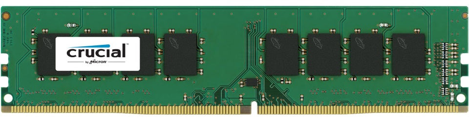 Crucial 16GB (1x16GB) DDR4 UDIMM 2666MHz CL19 Dual Rank Desktop PC Memory RAM