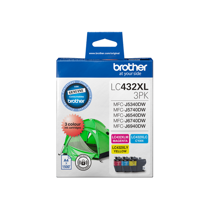 Brother LC-432XL Colour Value Pack