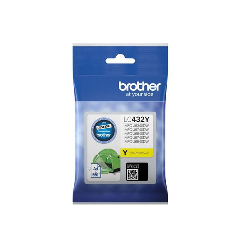 Brother LC-432Y Yellow Ink Cartridge