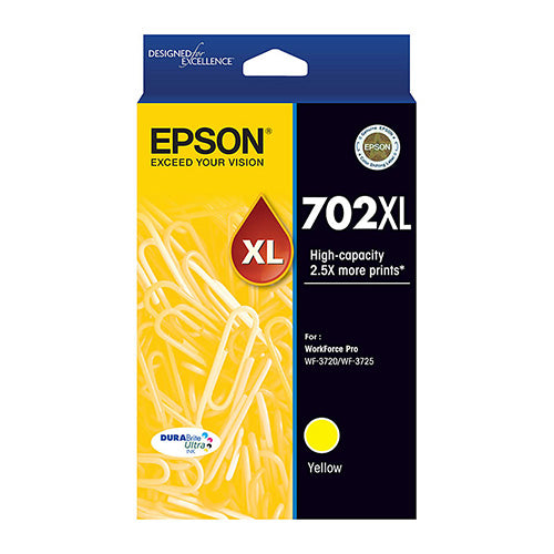 Epson 702 Yellow XL Ink Cart