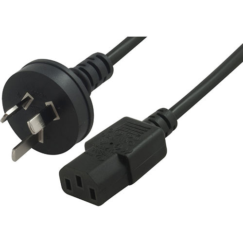 Power Cable 2m Male Wall 240v PC to Power Socket 3pin to ICE